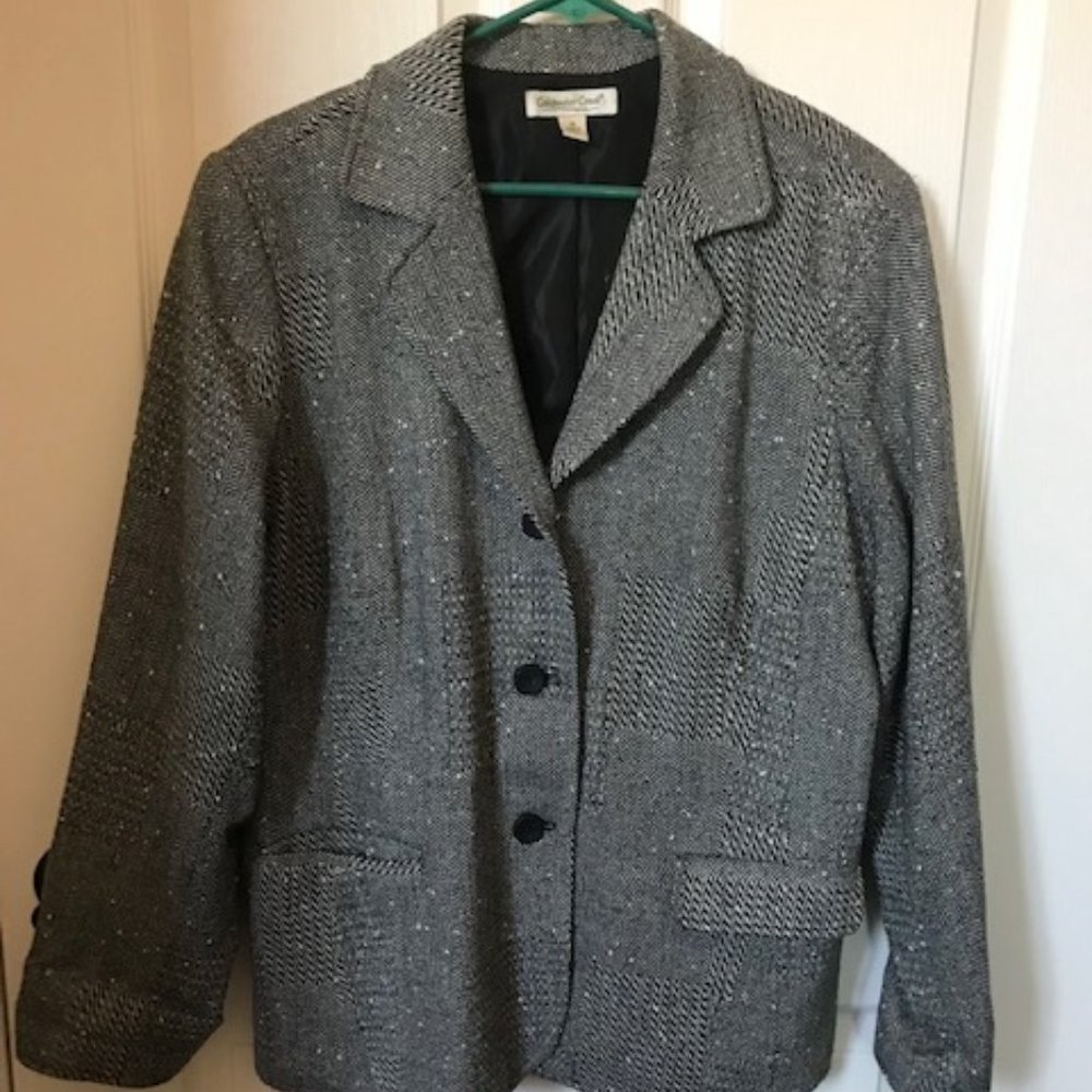 ColdWater Creek Black & White Blazer